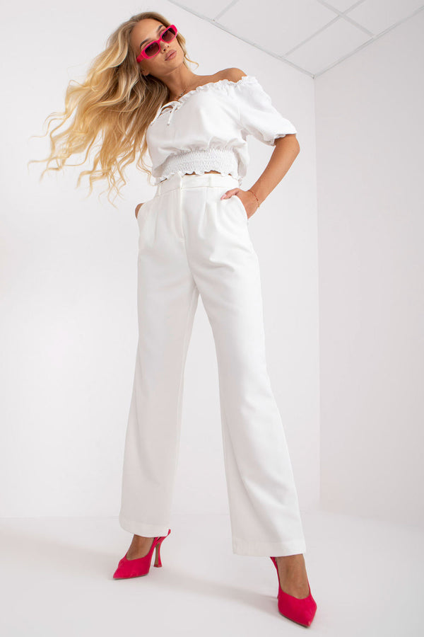 Chaussures à talons femme Rue Paris Pantalon Pantalon — blanc
