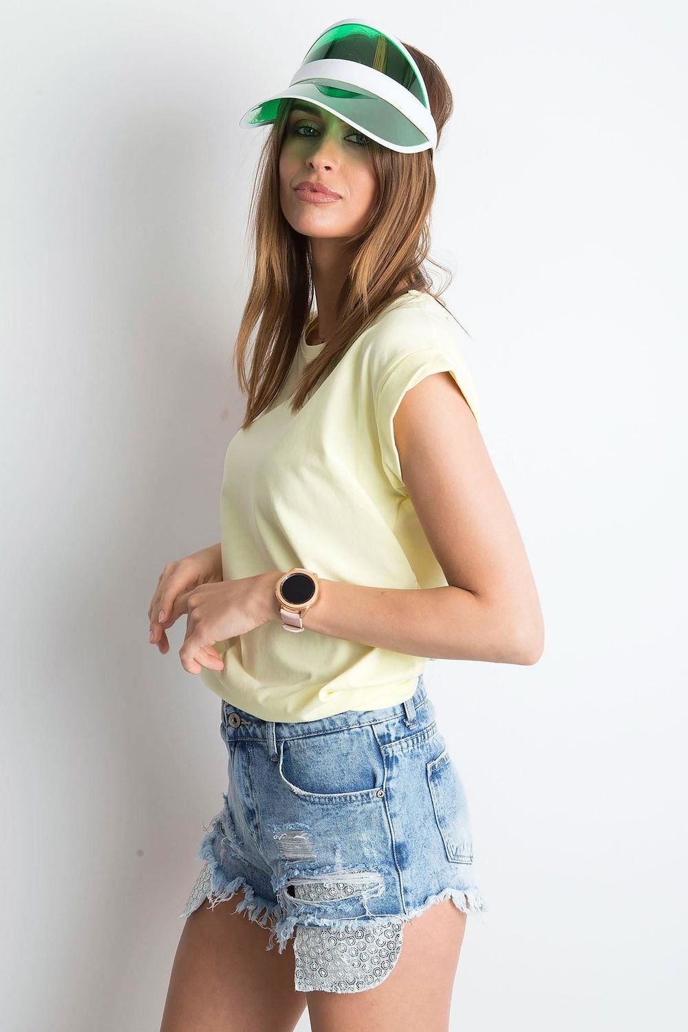 Blouse femme BFG T Shirt T — jaune