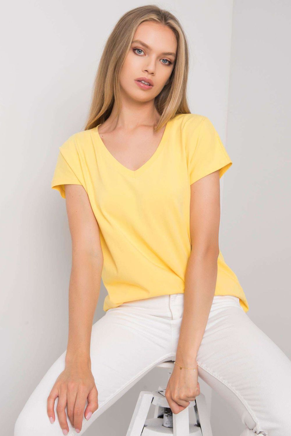 Blouse femme BFG T Shirt T — jaune