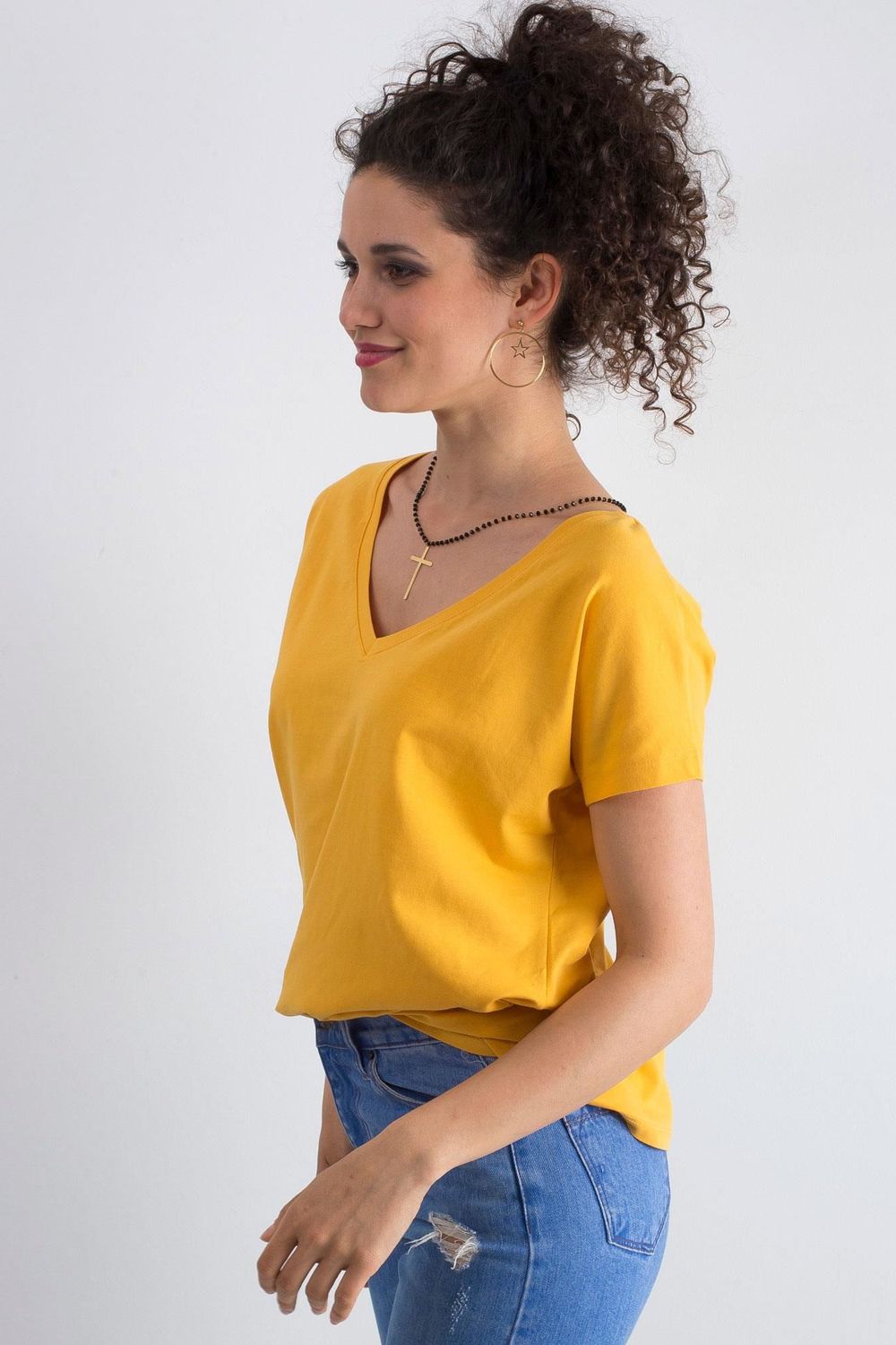 Blouse femme BFG T Shirt T — orange