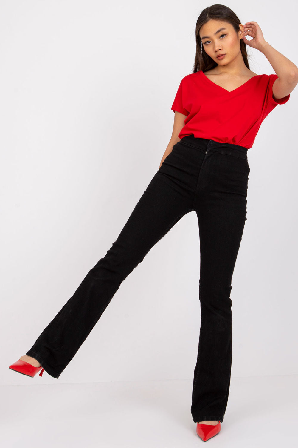 Blouse femme BFG T Shirt T — rouge