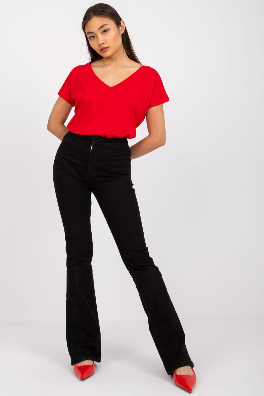 Blouse femme BFG T Shirt T — rouge