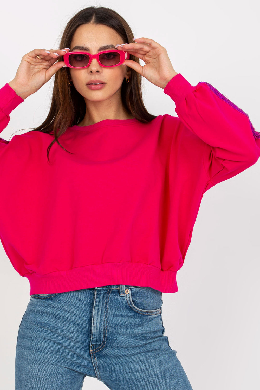 T-shirt femme Rue Paris Sweatshirt Sweatshirt — rosé