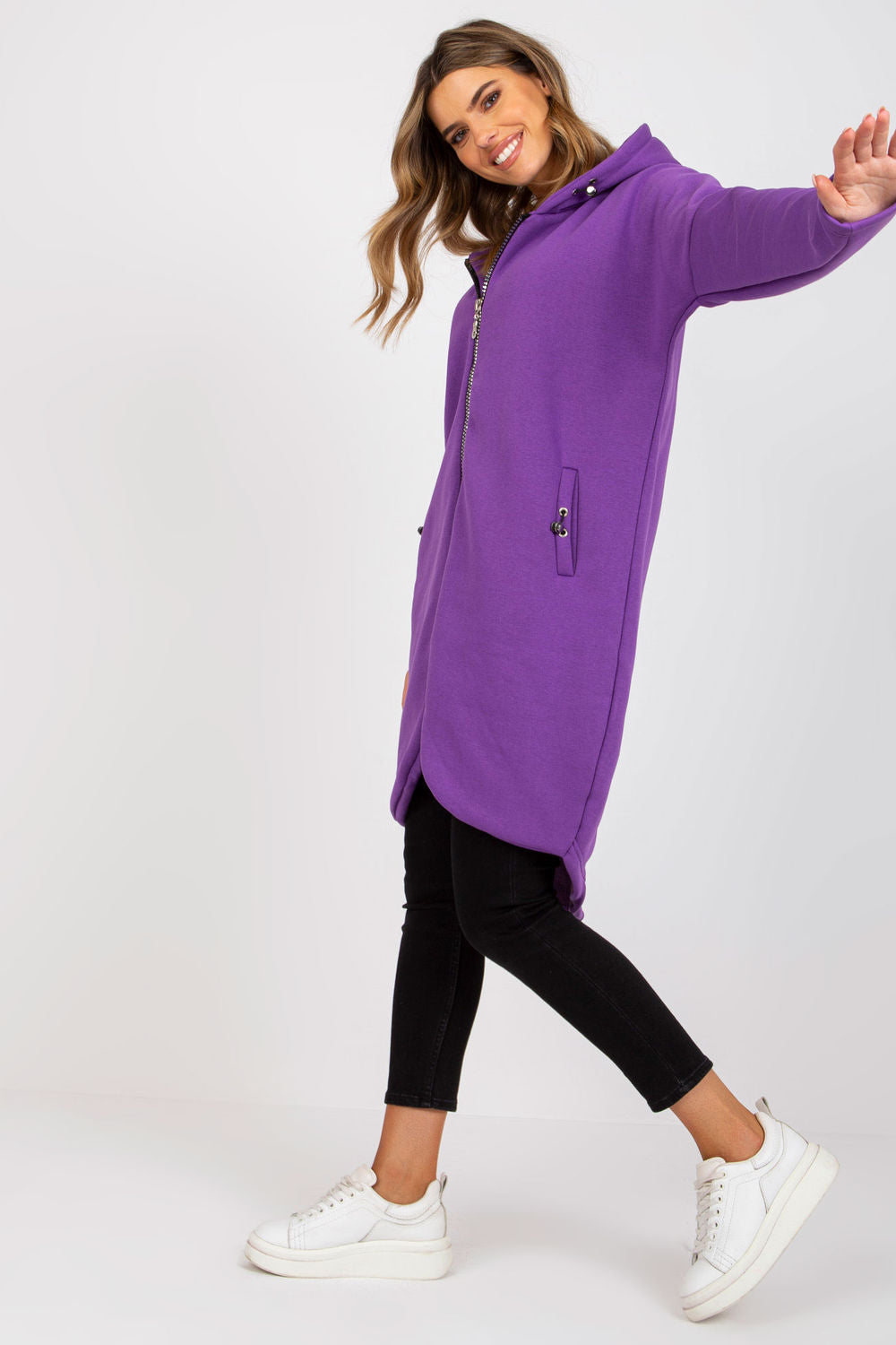 T-shirt femme Rue Paris Sweatshirt Sweatshirt — violet