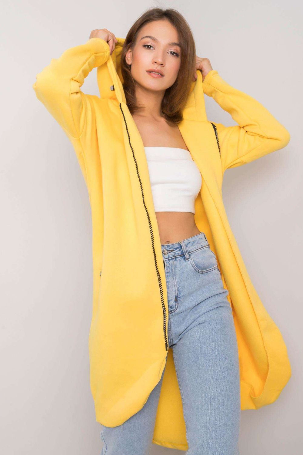 T-shirt femme Rue Paris Sweatshirt Sweatshirt — jaune