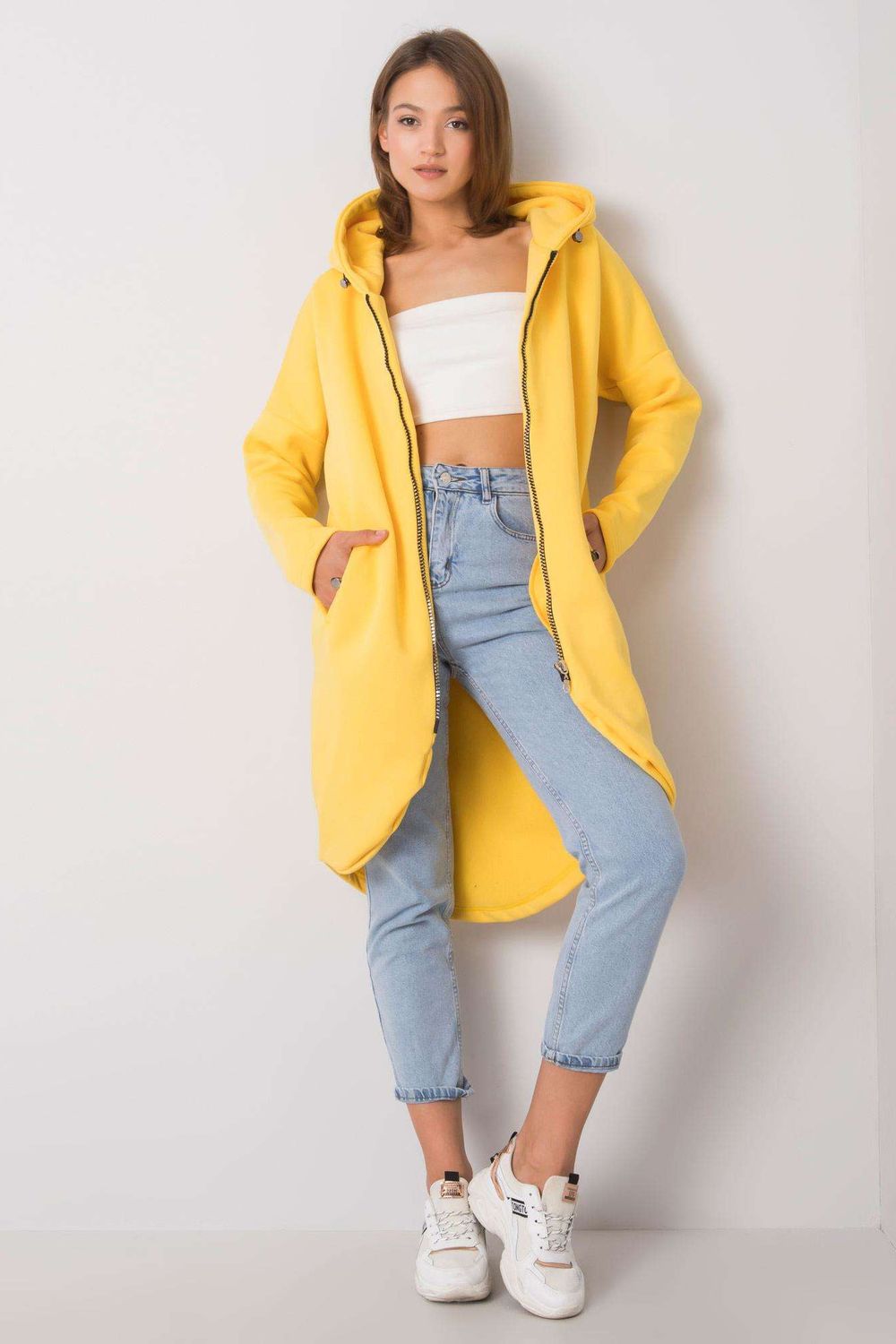 T-shirt femme Rue Paris Sweatshirt Sweatshirt — jaune