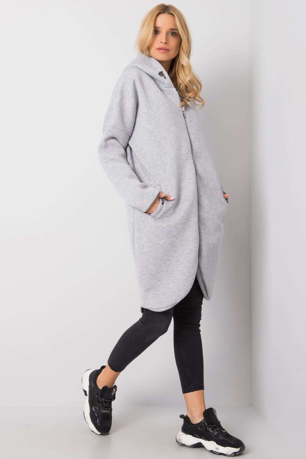 T-shirt femme Rue Paris Sweatshirt Sweatshirt — gris