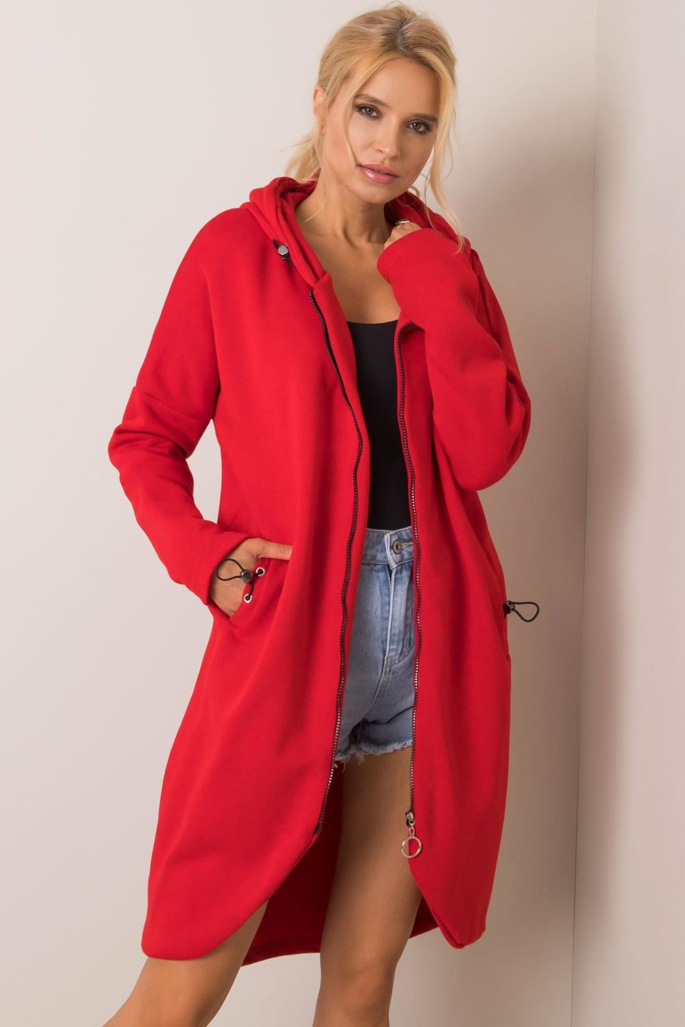 T-shirt femme Rue Paris Sweatshirt Sweatshirt — rouge