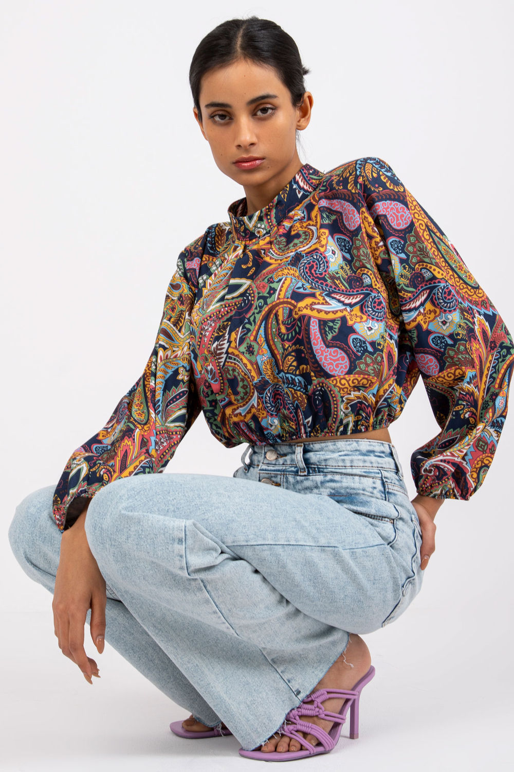 Blouse femme Italy Moda Chemisier Chemisier — bleu marine