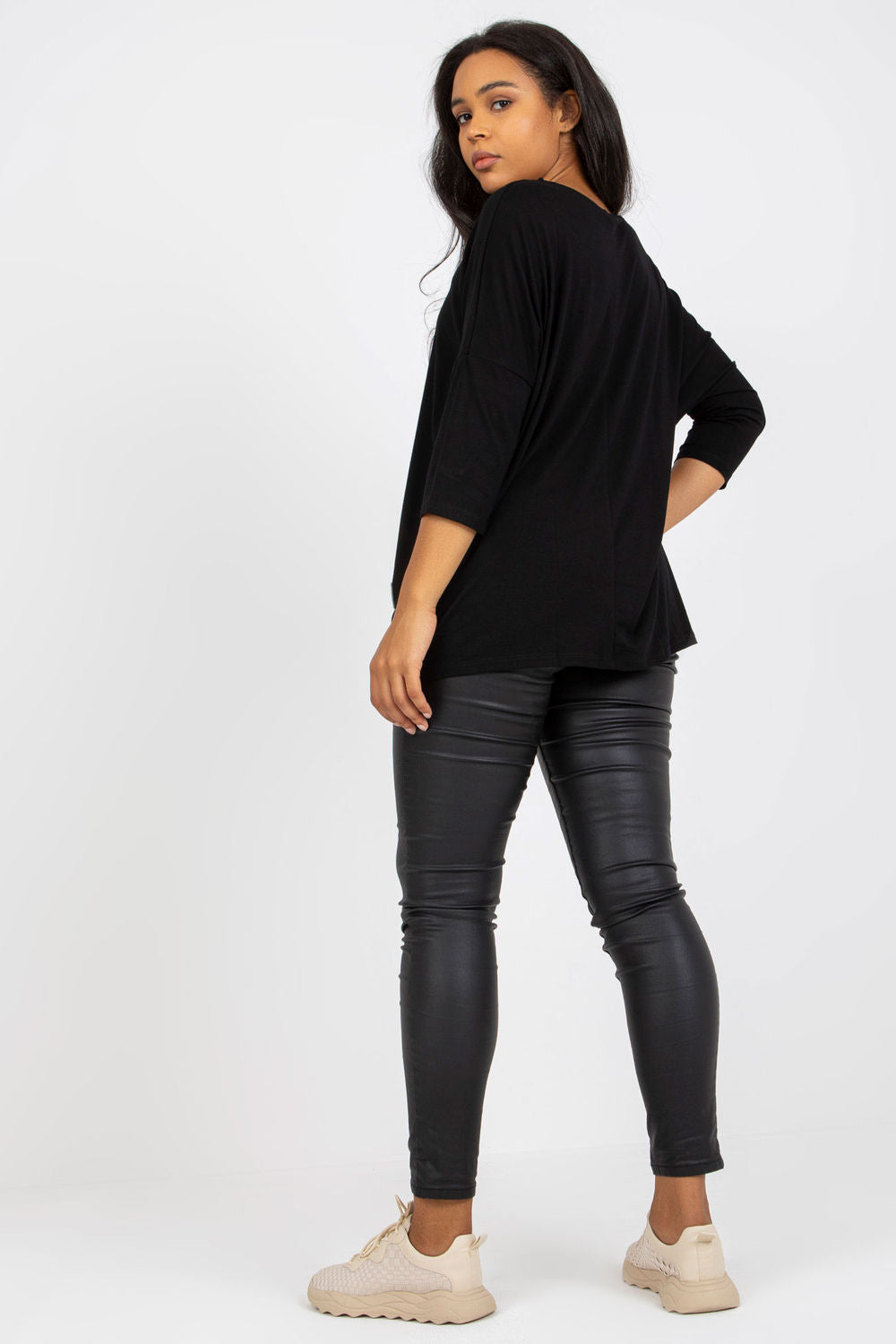 Chemisier grande taille femme Relevance — noir