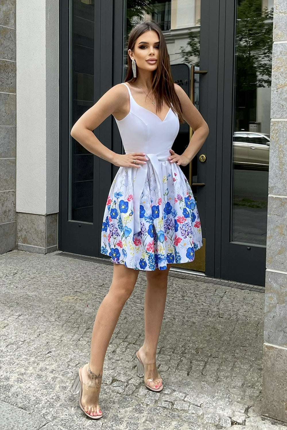Robe femme Bicotone De Cocktail De — beige
