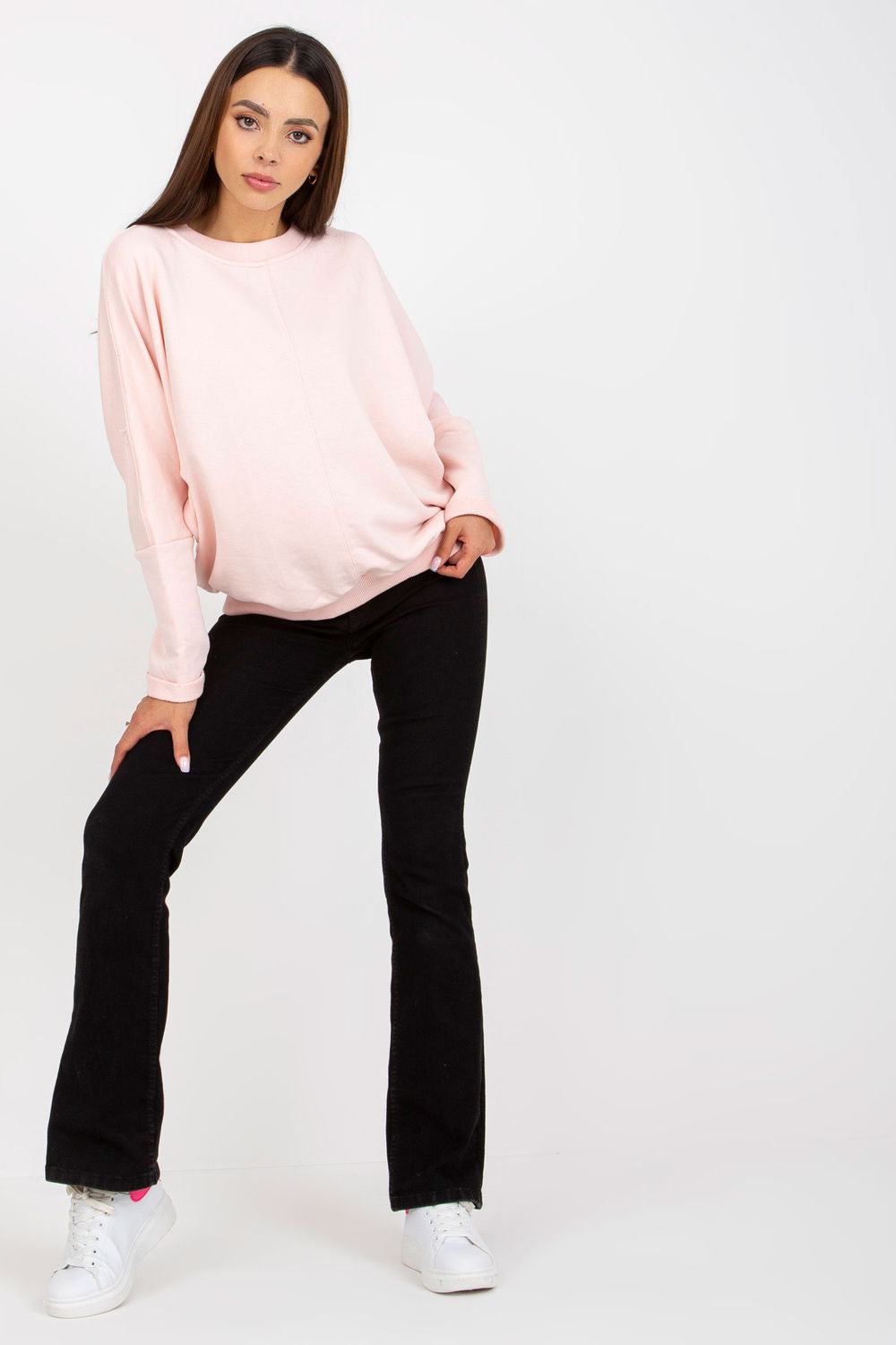 T-shirt femme Rue Paris Sweatshirt Sweatshirt — rosé