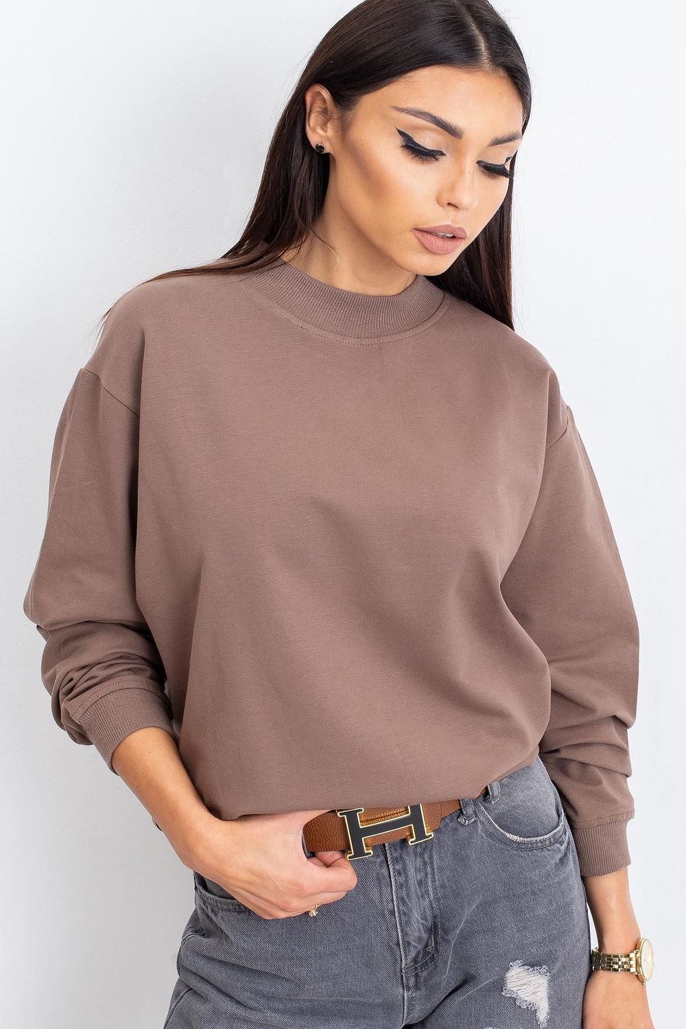 T-shirt femme BFG Sweatshirt Sweatshirt — brun