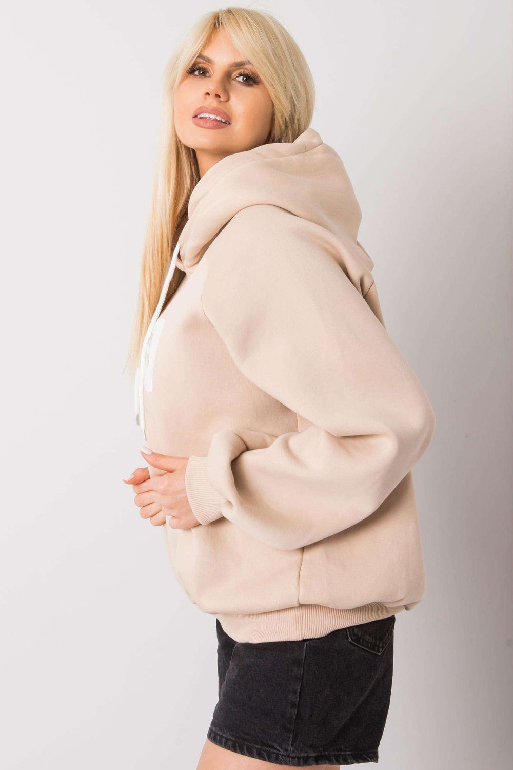 T-shirt femme Ex Moda Sweatshirt Sweatshirt — beige