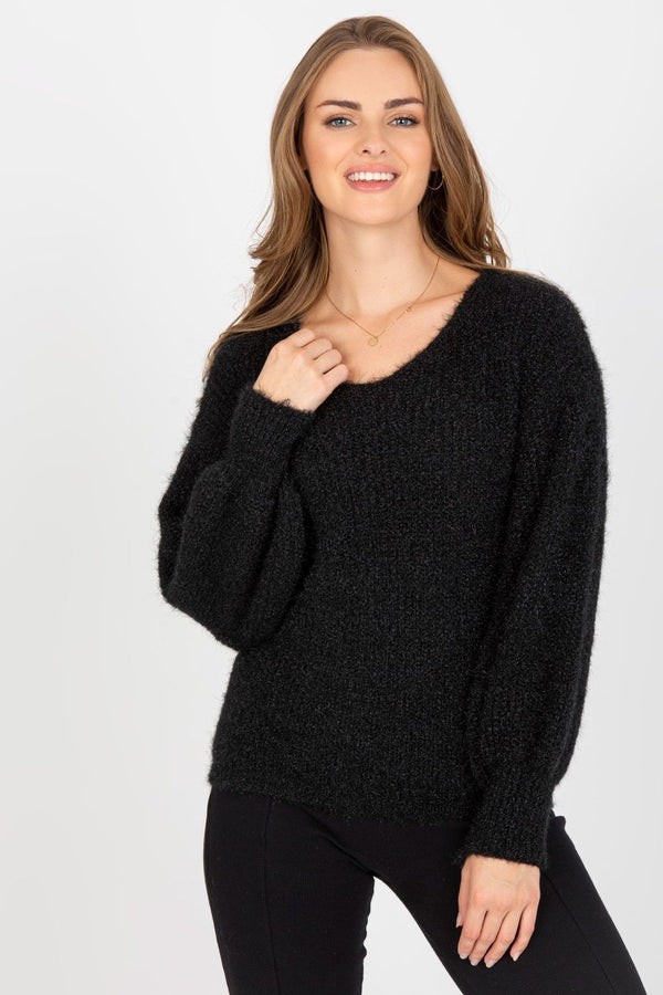 Pull femme Och Bella Chandail Chandail — noir