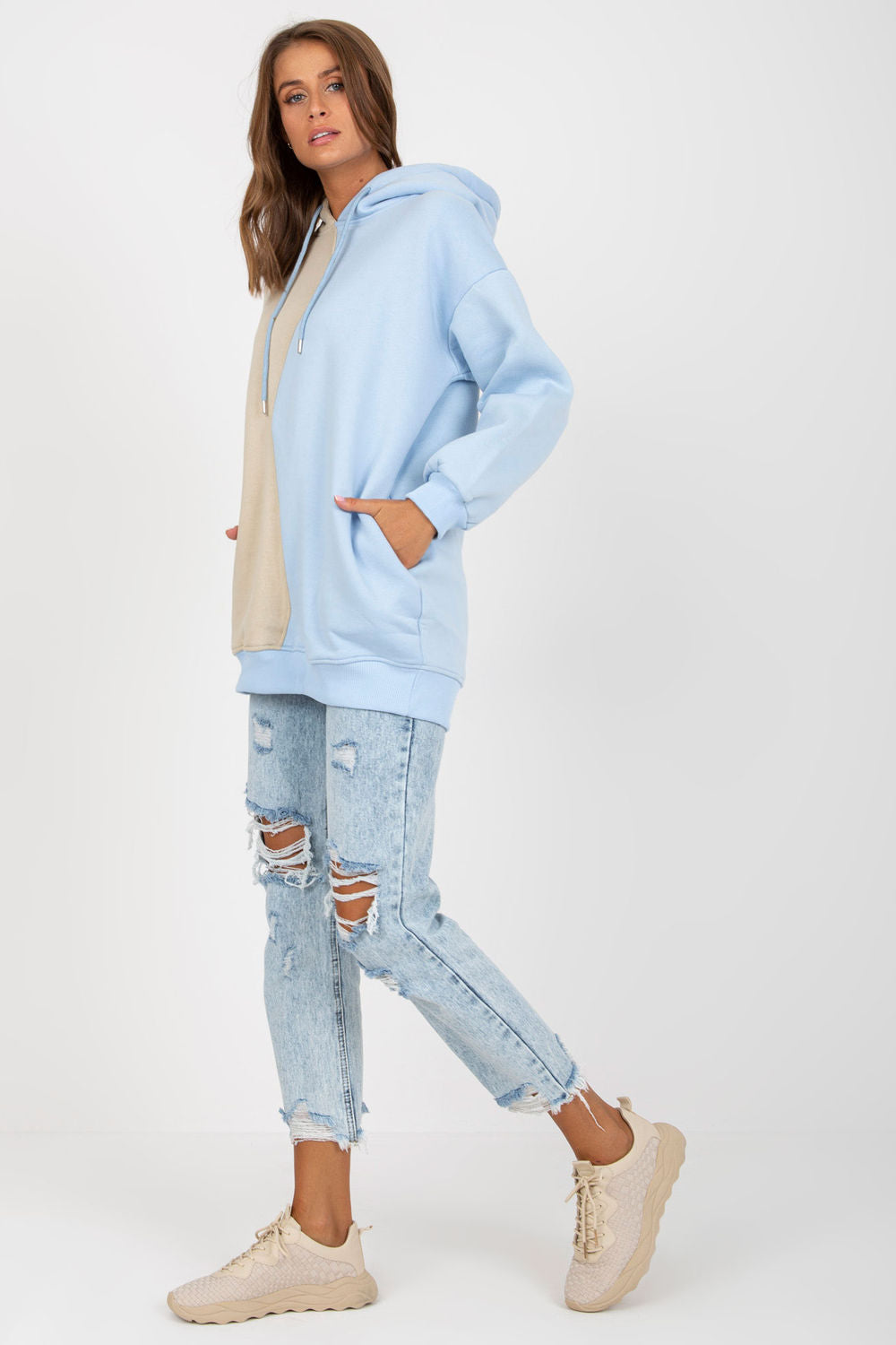 T-shirt femme Rue Paris Sweatshirt Sweatshirt — bleu