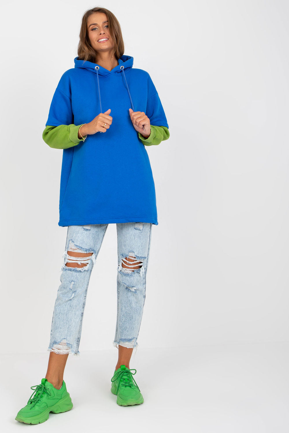 T-shirt femme Rue Paris Sweatshirt Sweatshirt — bleu