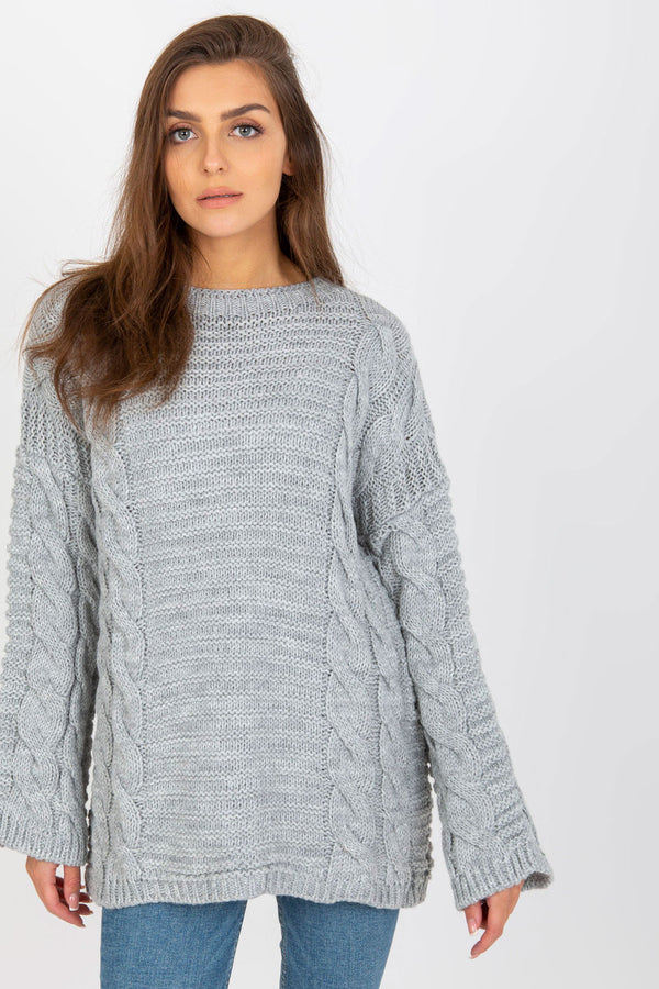 Pull femme Rue Paris Chandail Chandail — gris