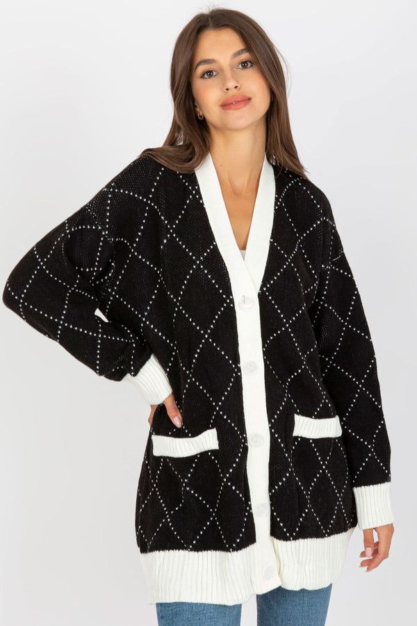 Cardigan femme Rue Paris — noir