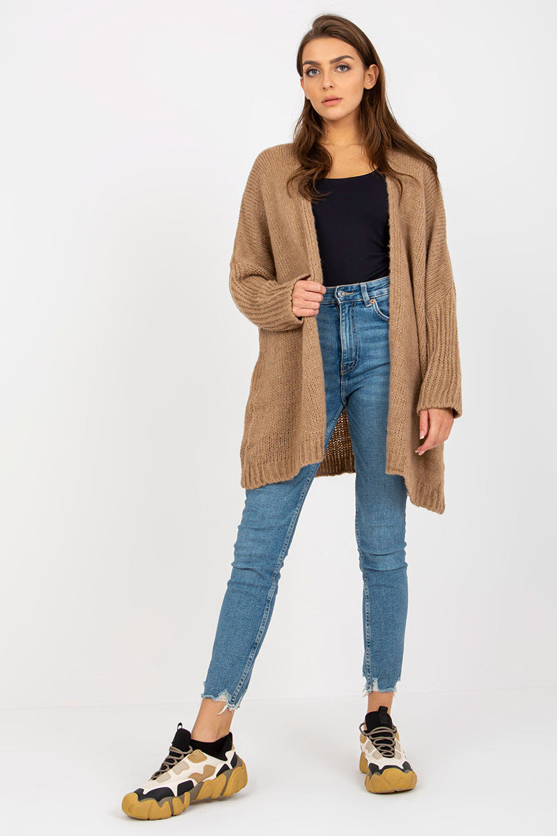 Cardigan femme Och Bella — beige