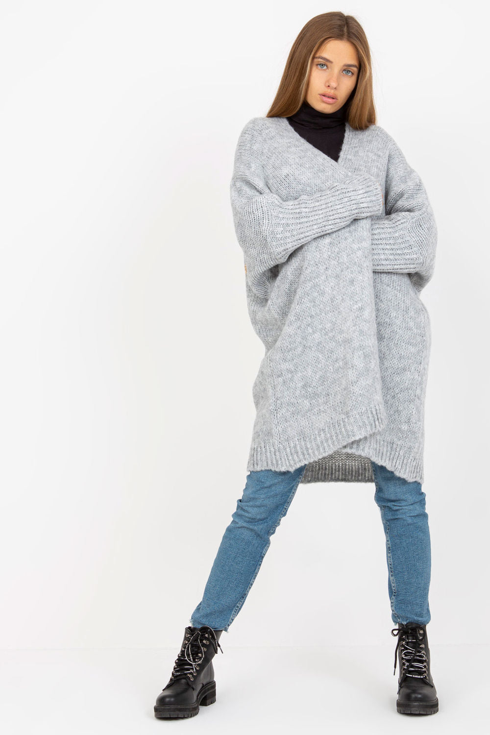 Cardigan femme Och Bella — gris
