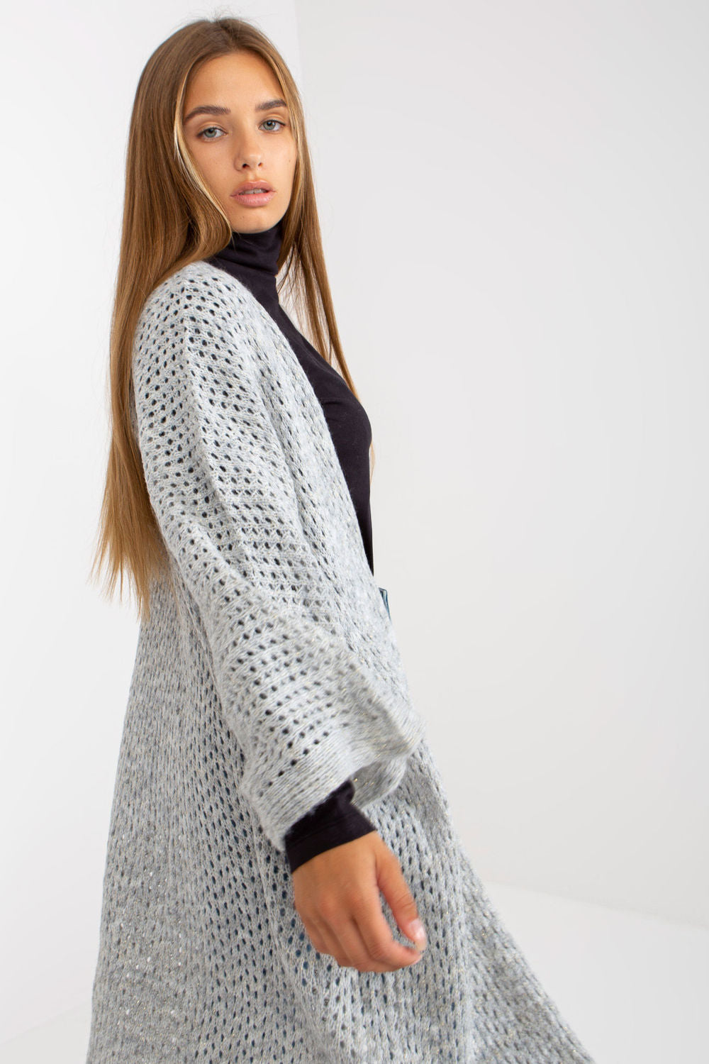 Cardigan femme Och Bella — gris