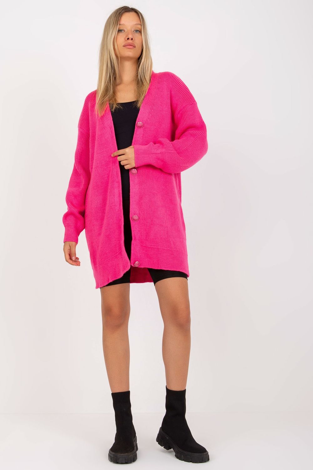 Cardigan femme Rue Paris — rosé