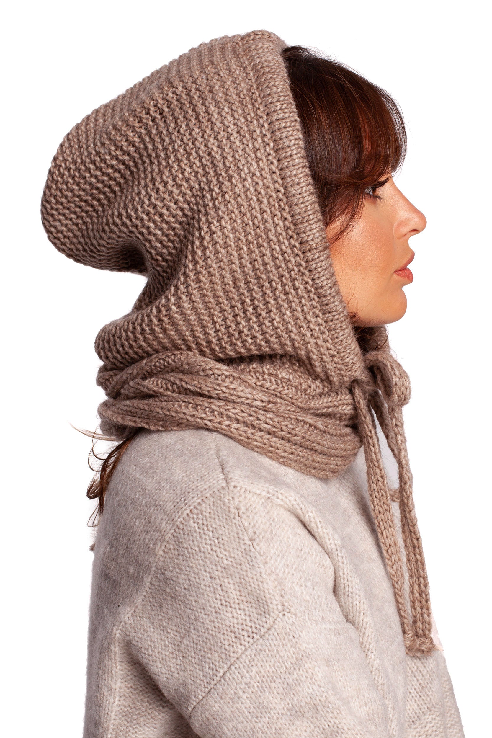 Balaklava femme BE Knit — beige