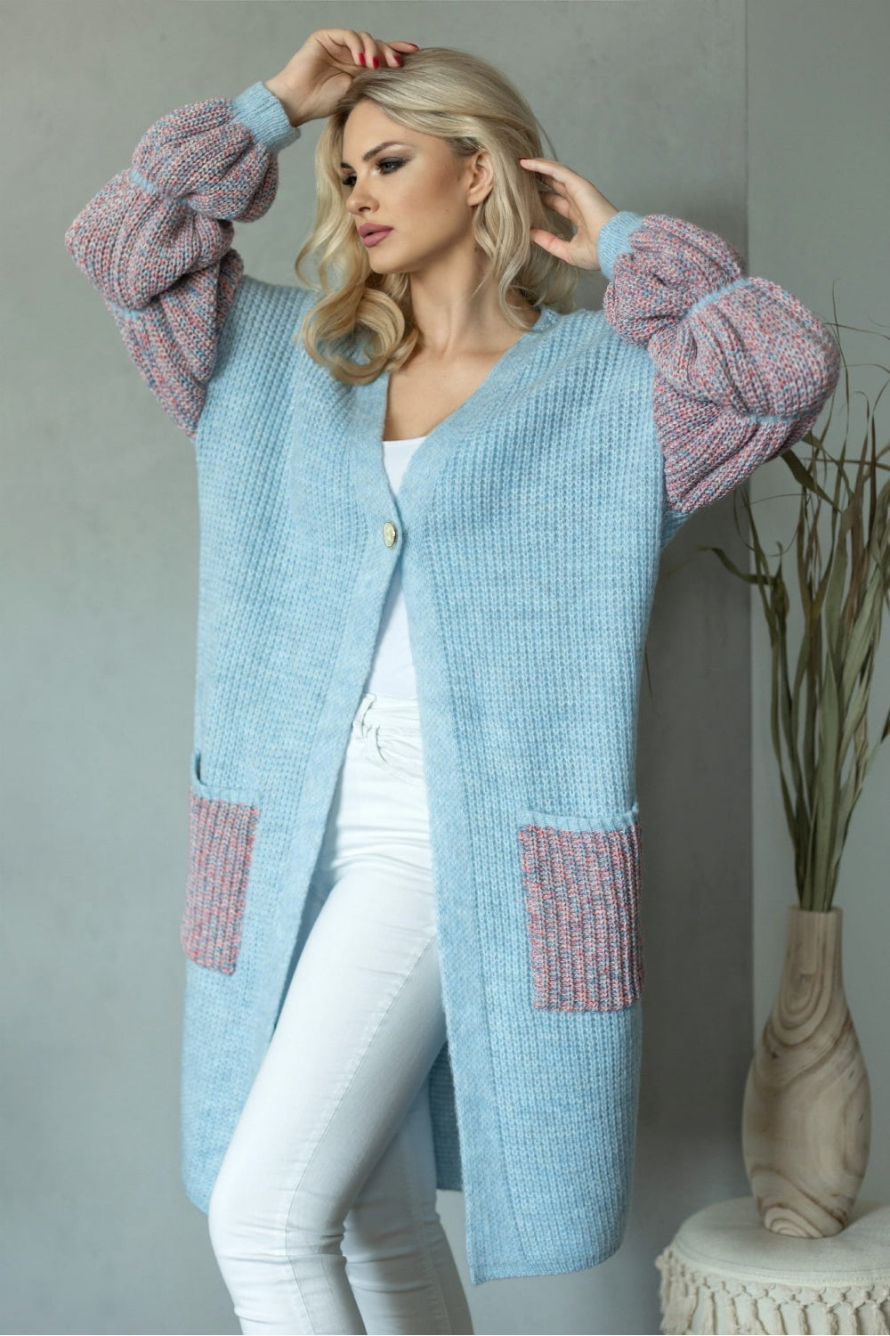 Cardigan femme PeeKaBoo — multicouleur