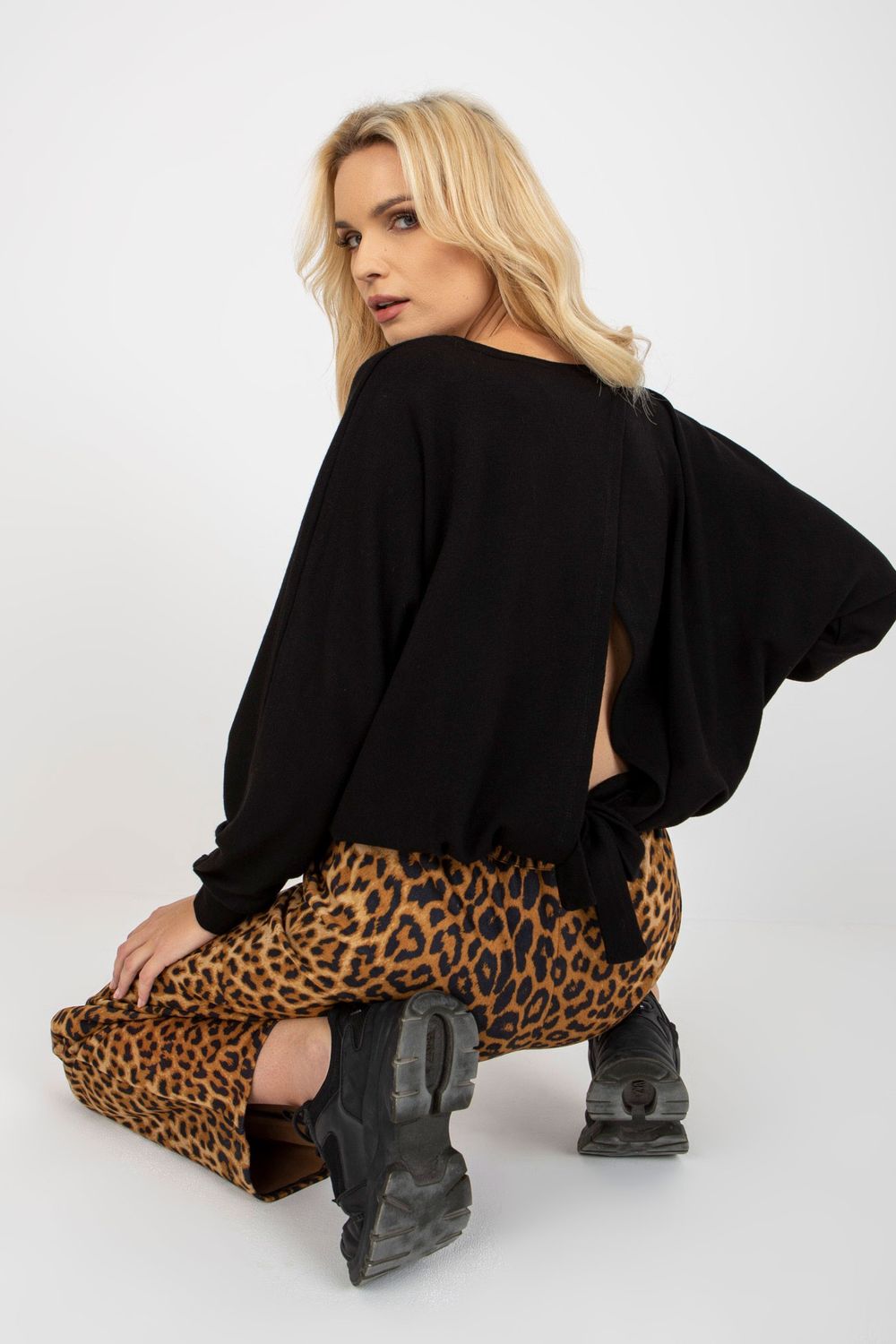 Pull femme Och Bella Chandail Chandail — noir