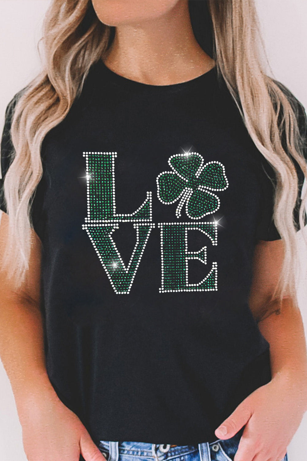 T-shirt femme strass
