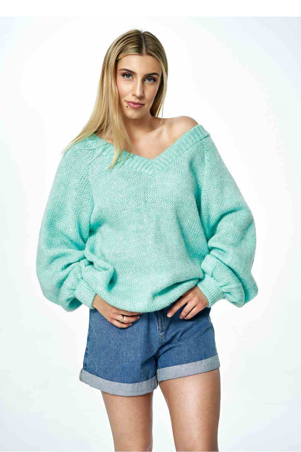 Pull femme Figl Chandail Chandail — vert