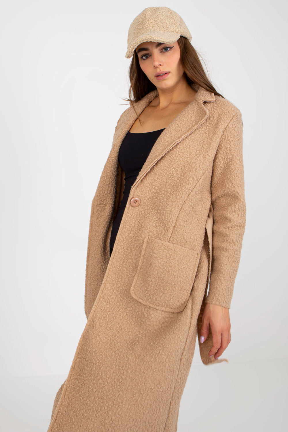 Manteau femme Och Bella — beige