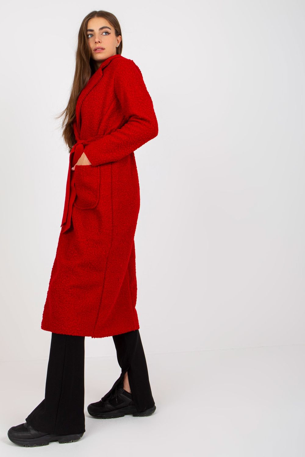 Manteau femme Och Bella — rouge