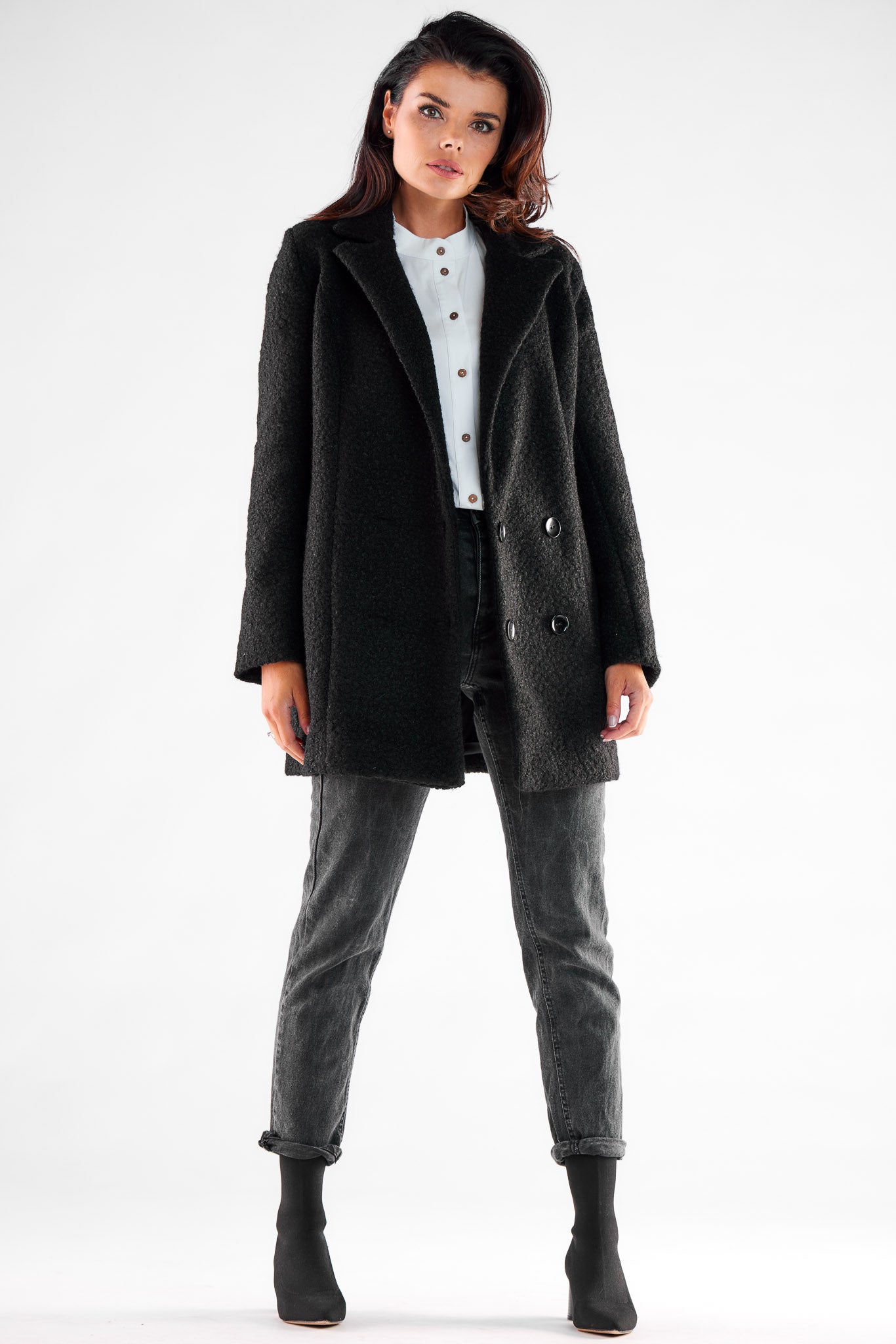 Manteau femme awama — noir