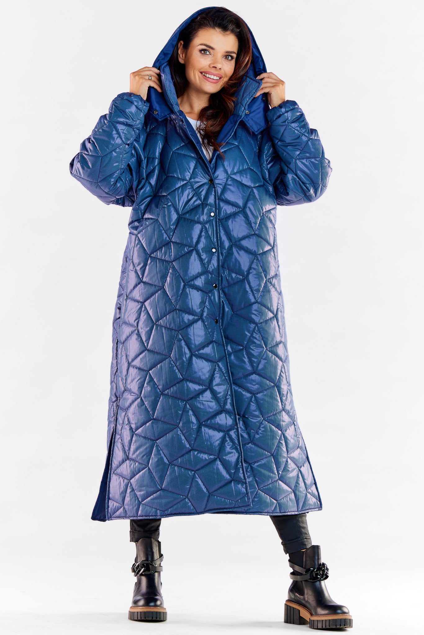 Manteau femme awama — bleu marine