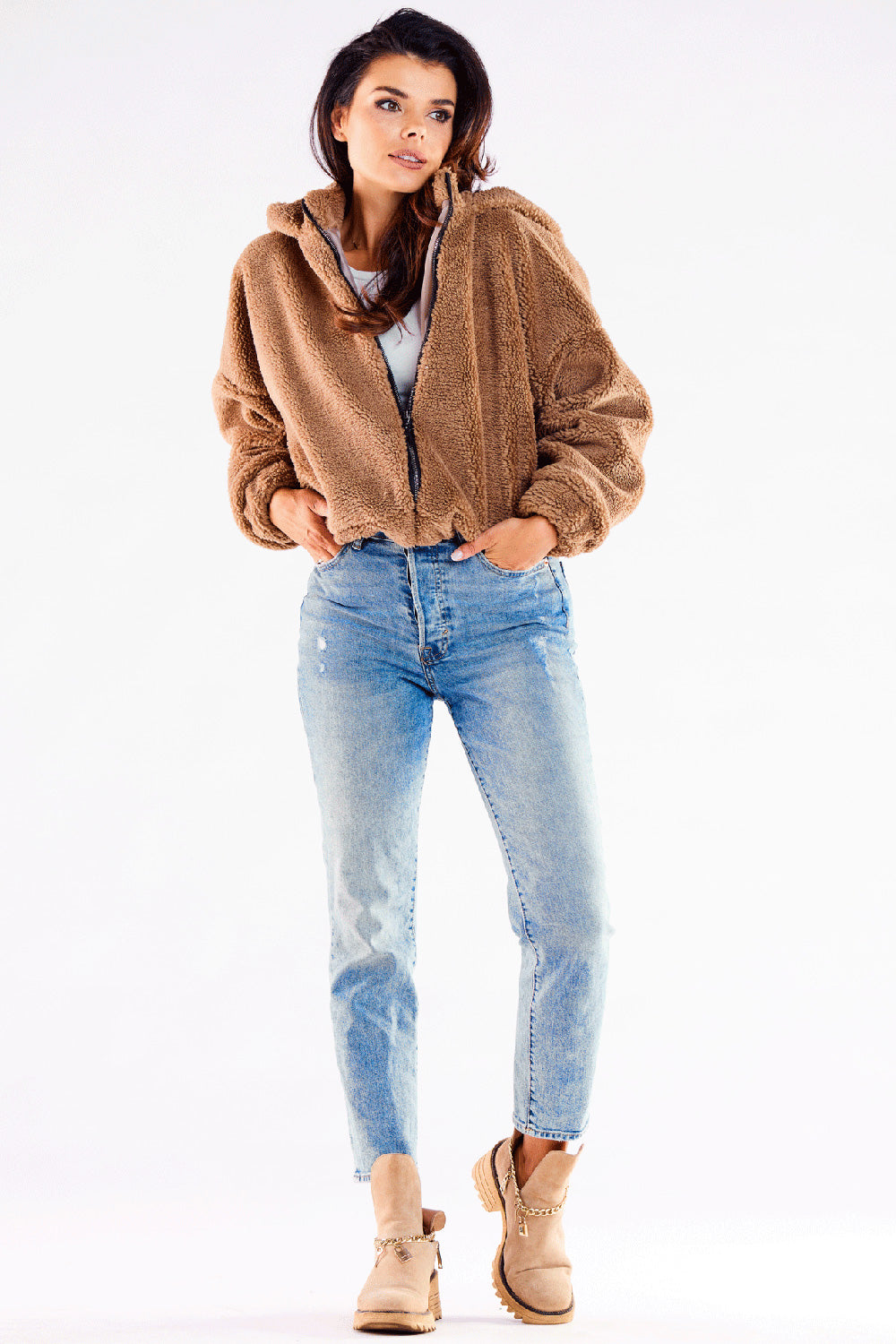 Veste femme awama — brun