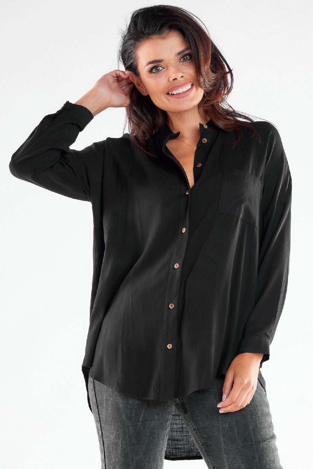 Blouse femme awama — noir
