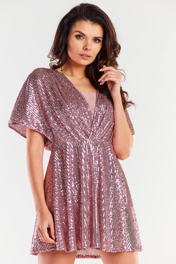 Robe femme awama De Soirée De — rosé