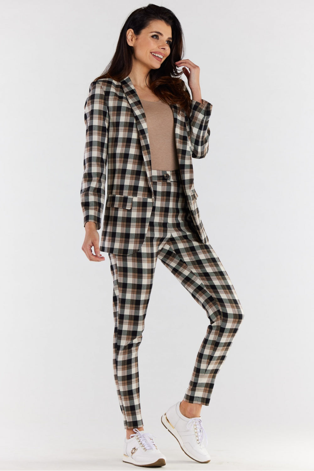 Blazer femme awama — brun
