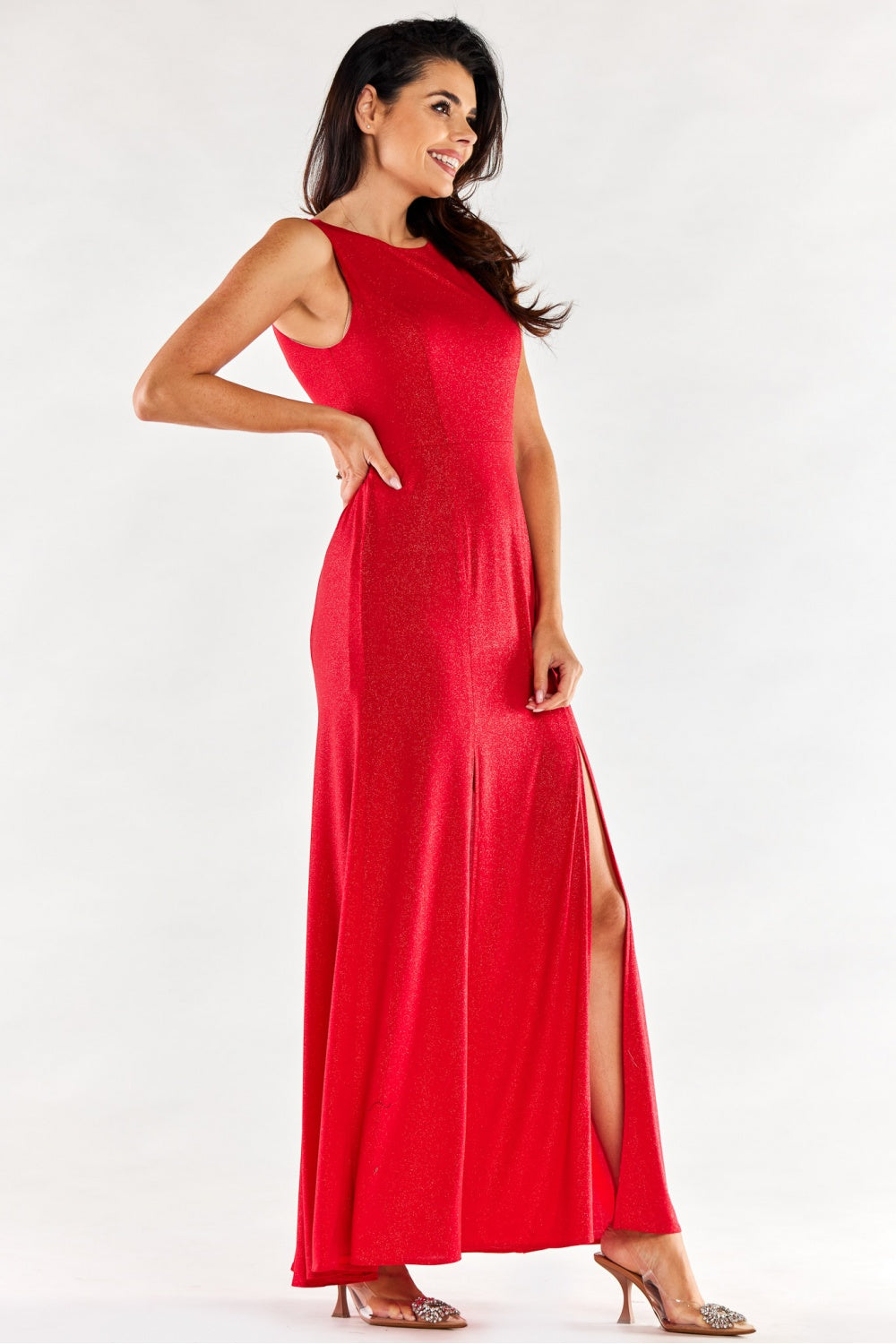 Robe femme awama Longue Longue — rouge