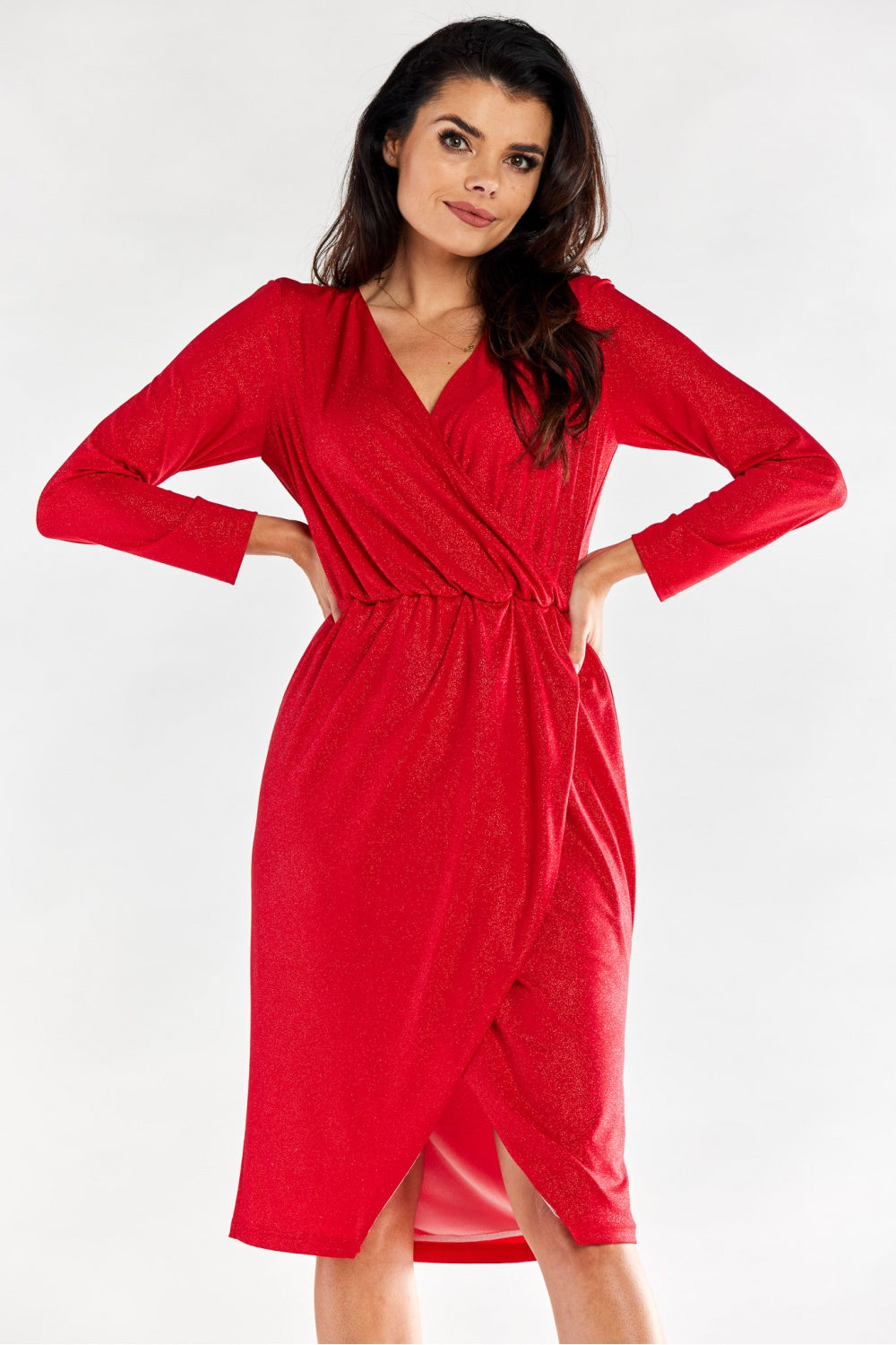 Robe femme awama De Soirée De — rouge