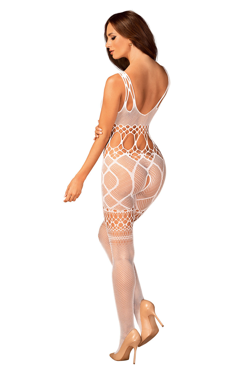 Corset femme Obsessive Bodystocking Bodystocking — blanc