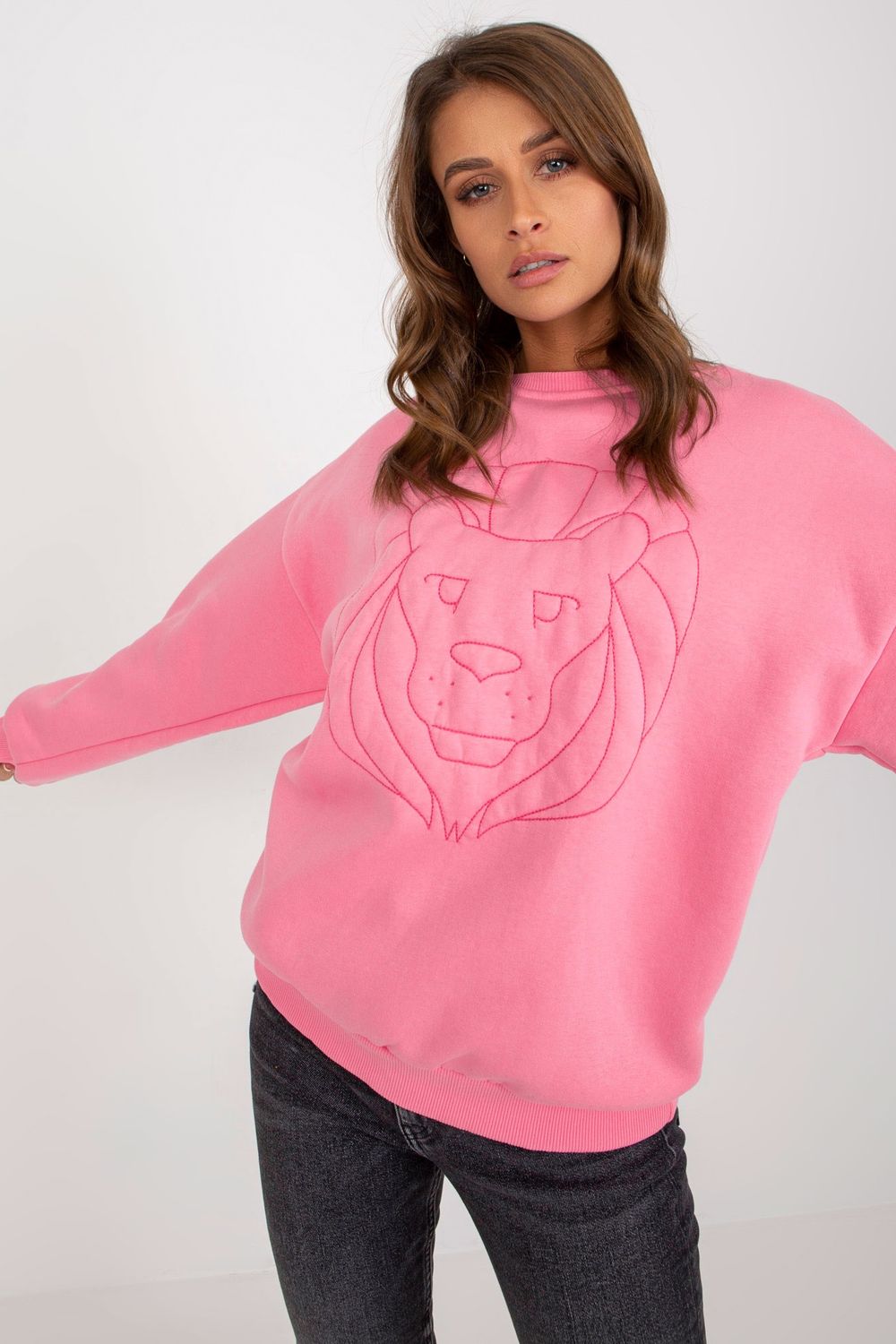 T-shirt femme Ex Moda Sweatshirt Sweatshirt — rosé