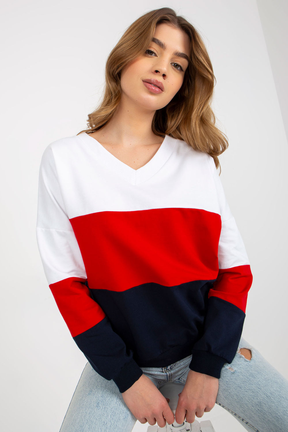 T-shirt femme Rue Paris Sweatshirt Sweatshirt — bleu marine