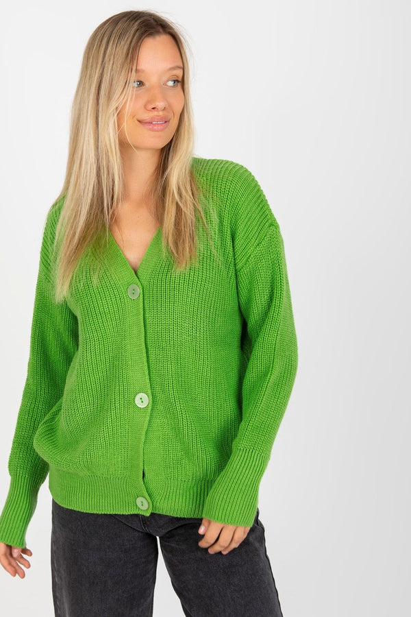 Cardigan femme Rue Paris — vert