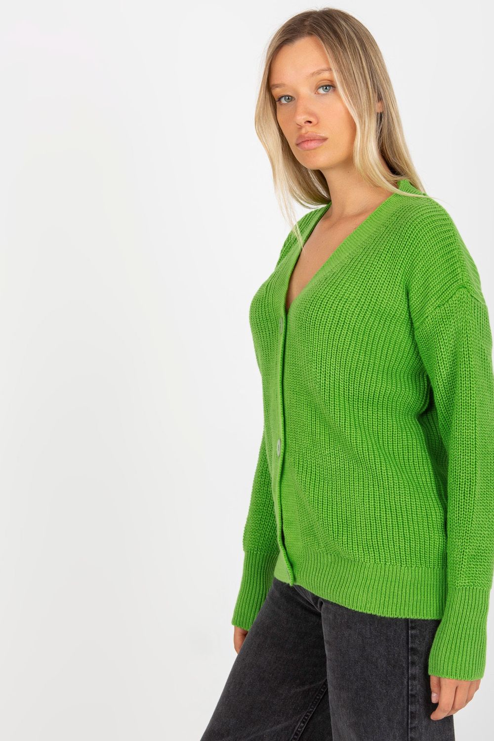 Cardigan femme Rue Paris — vert