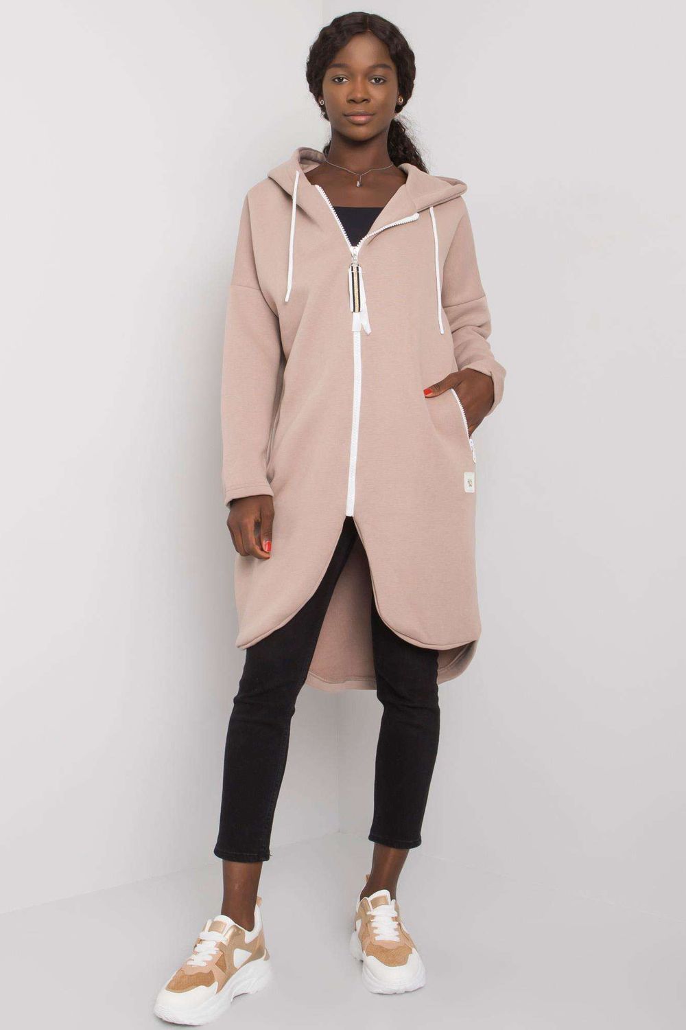 T-shirt femme Relevance Sweatshirt Sweatshirt — beige