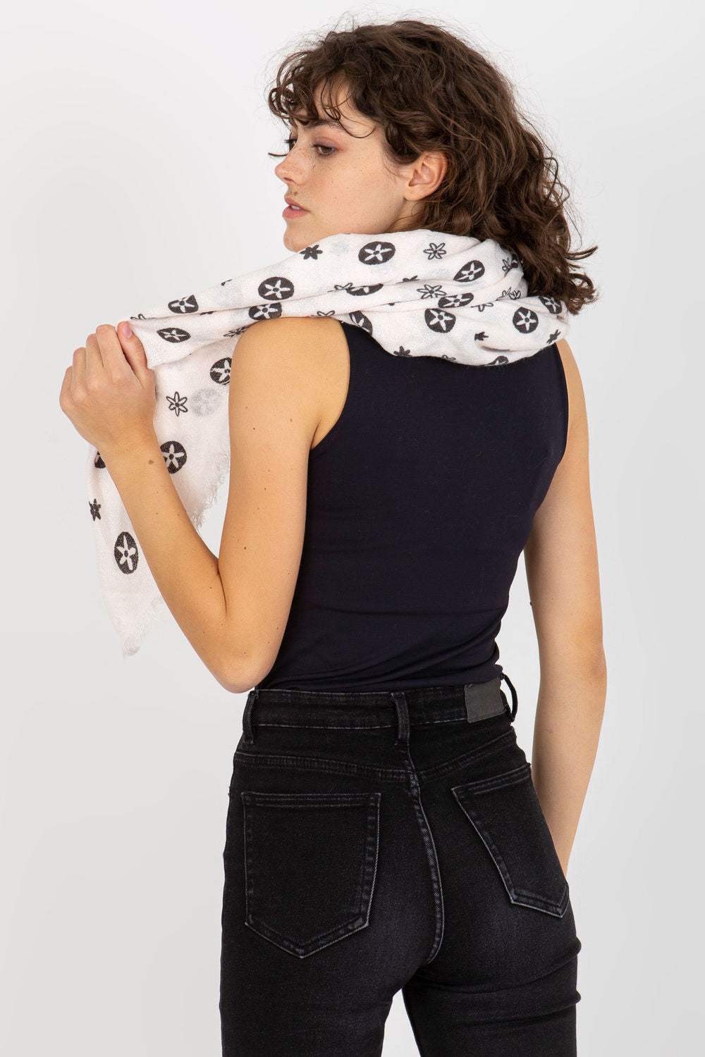 Foulard femme AT — rosé