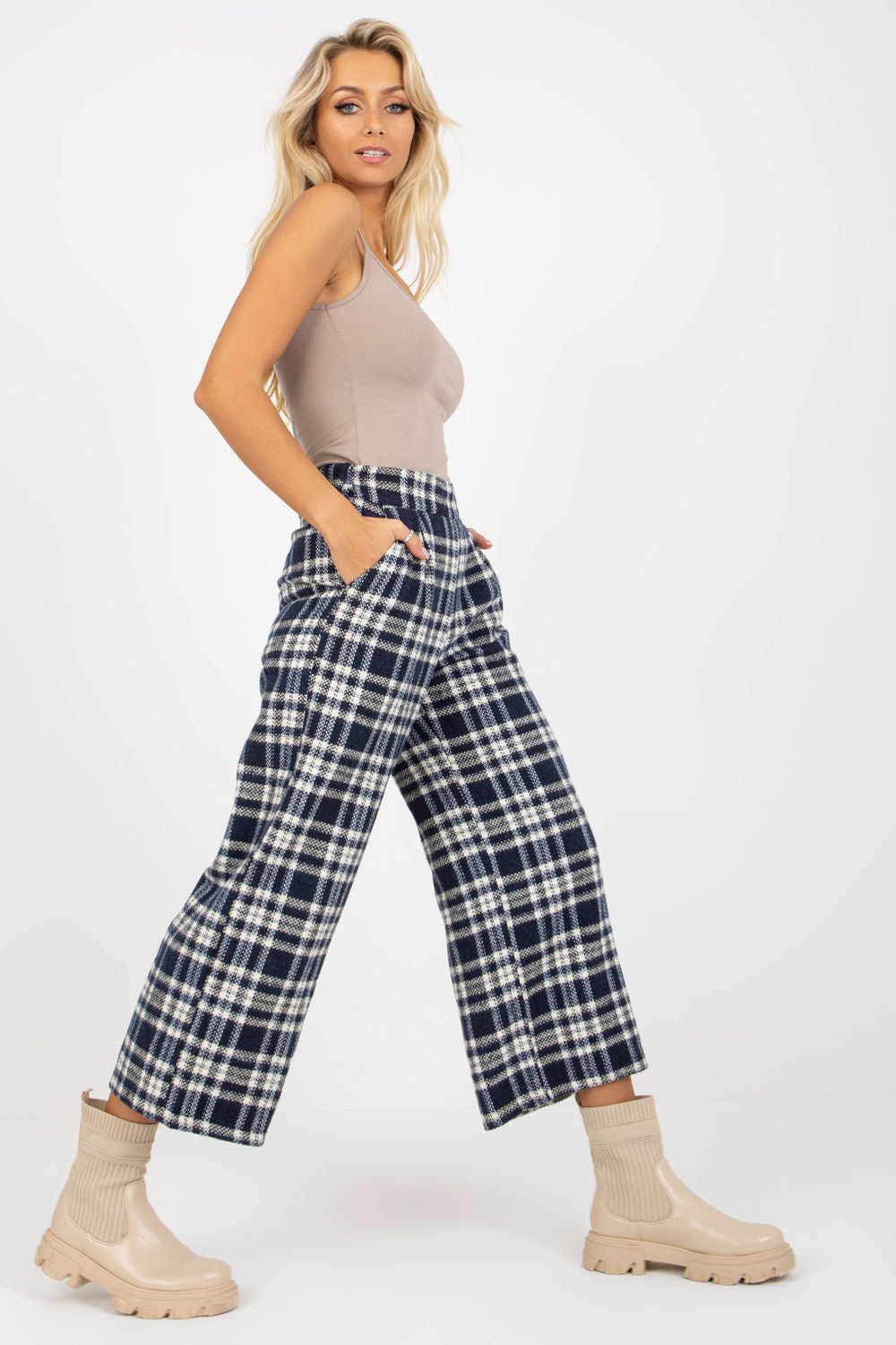 Chaussures à talons femme Lakerta Pantalon Pantalon — bleu